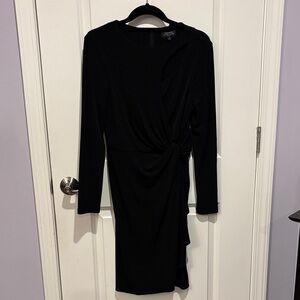 Elegant Black Long Sleeve Dress